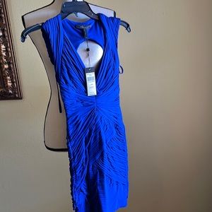 BCBGMAXAZRIA ROYAL BLUE DRESS.